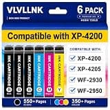 VLVLLNK Remanufactured for 232XL Ink Cartridges Replacement for Epson 232XL 232 Ink Cartridges Combo Pack Work with XP-4200 XP-4205 Workforce WF-2930 WF-2950 Printer 3 Black 1 Cyan 1 Magenta 1 Yellow