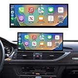 NINETOM 2026 Upgraded 12.3" Ultra-Narrow Touchscreen for Audi A6 A7 2012–2018, Wireless CarPlay Android Auto Display, Compatible with 3G MMI+ & RMC Systems