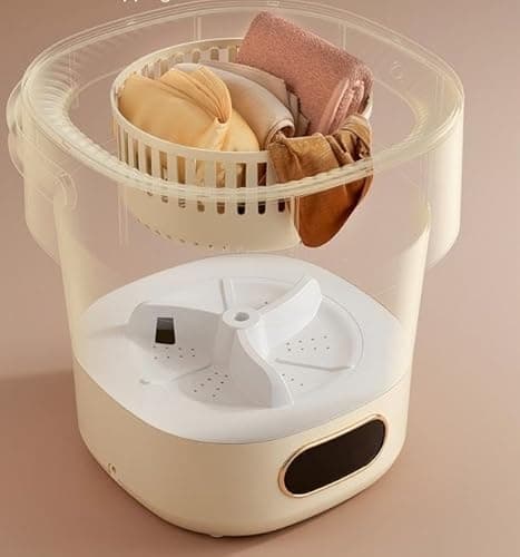 Mini Washing Machine,Mini Washer 20L Upgraded With Spin Basket,Small Clothes Portable Washing Machine Of Underwear