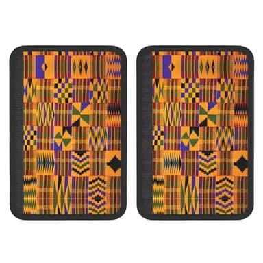 YzgWjBhd Soft Auto Seat Belt Shoulder Pads, African Tribal Ethnic Texture Print Neoprene Car Seat Belt Covers, Adjustable Breathable Strap Protector for Car SUV Truck, 2 Pack