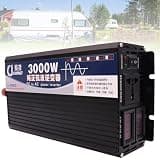 QWEYHNGMO Power Inverter Pure Sine Wave Car Converter 3000W 4000W 5000W DC 12V 24V 48V 60V to AC 110V 220V with Digital