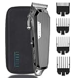 LANVIER Hair Clippers for Men, Professional 10W/7500RPM High Speed Barber Clipper for Hair Cutting and Grooming, Dual Voltage Cordless Hair Trimmer Kit with LED Display & Storage Case - Black