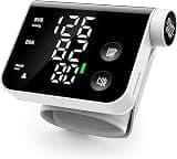 Blood Pressure Monitor with Large LED Display Dual User Mode BP Monitors for Home Use Adjustable Wrist Blood Pressure Cuff Portable Blood Pressure Machine with Portable Storage Bag