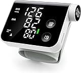 Blood Pressure Monitor with Large LED Display Dual User Mode BP Monitors for Home Use Adjustable Wrist Blood Pressure Cuff Portable Blood Pressure Machine with Portable Storage Bag