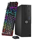 Dell OptiPlex 3050 SFF Business Desktop Computer, Intel Core i3-7100, 8GB RAM, 250GB SSD, WiFi, Keyboard & Mouse, Professional Compact PC, Windows 11 Pro (Renewed)