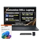 Hotface Customized Laptop, Created Using Dell 15.6" FHD Touchscreen Laptop, Intel i5-1334U, 8GB/16GB/32GB RAM, 512GB/1TB/2TB SSD, Intel UHD Graphics, Numeric Keypad, 720p HD Camera, Win 11 Pro, Black