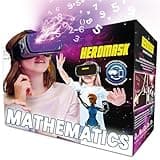 HeroMask VR Headset + Math Games — Gift for Kids 5–12 — Multiplication, Times Tables, Addition, Mental Math & More | Award-Winning Virtual Reality Educational Toy for Birthday or Christmas