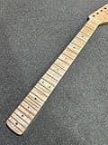 21 fret Gloss Flame Maple electric guitar neck 25.5inch Fretboard Inlay Replace