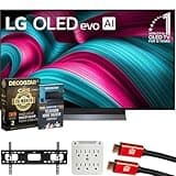 LG OLED48C5PUA 48" C5 OLED evo 4K UHD webOS TV 2025 Bundle with CPS Exclusive 26 Month Protection, 2X HDMI Cable, Wall Mount, Surge Adapter & Deco Gear Complete Home Theater Beginner's Guidebook