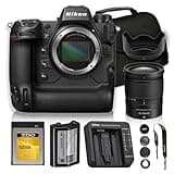 Nikon Z9 Mirrorless Camera + NIKKOR Z 24-70mm f/4 S Lens Bundle, 45.7MP Full Frame Professional Camera, 8K Video, EXPEED 7, 493-Point AF + 120GB XQD Memory Card + Camera Bag