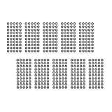 Inner 6mm Outer 10mm 10 Sheets Scanner Reflective Film Sticker 3D Scanning Markers 6mm Marking Points Popularity for The Pet Marker/dots for Complex Details
