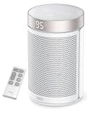 DREO Space Heater, Portable Electric Heaters for Indoor Use with Thermostat and Remote, 2024 Upgraded, Digital Display, 12H Timer, 5 Mode, 1500W PTC Ceramic Fast Safety Heat for Office Bedroom Home