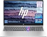 WOWPC HP Business Laptop, 15.6" FHD IPS Touchscreen, 10-Core Intel Core 7 Processor (Up to 5.4GHz), 16GB DDR5 RAM, 1TB SSD, Wi-Fi 6, Numeric Keypad, Privacy Shutter Camera, Windows 11