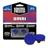 KontrolFreek Omni for PlayStation 4 (PS4) and PlayStation 5 (PS5) | Performance Thumbsticks | 2 Low-Rise Concave | Blue