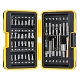 TGFTGF 42PCS S2 Steel Screwdriver Bit Set, Magnetic Drill Bit Set, includes PH, PZ, SQ, SL, Hex, Torx Security Bit Set, and Nut Bit, with Carbide Burr, 1/4” Hex Extension Bit Holder, Upgraded Version