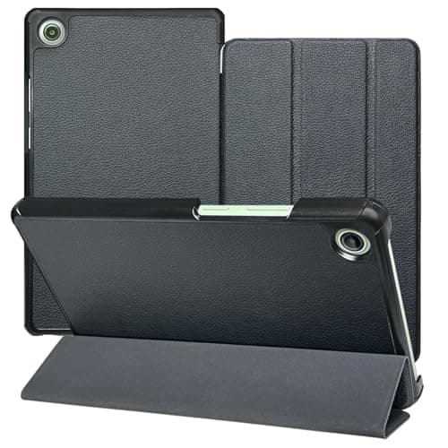 Dmluna Case for Lenovo Tab One 8.7 Inch 2025 (TB305XU/TB305FU)/Lenovo K9 8.7" (Nook Reading Tablet 8.7), Lightweight Slim Shell Stand with Auto Sleep/Wake, Black