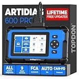 TOPDON ArtiDiag600 Pro, OBD2 Scanner Diagnostic Tool for All Systems, Code Reader Scan Tool with 9 Essential Maintenance Functions, Upgraded Version of AD600S/AD500, Lifetime Free Update