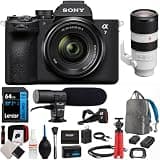 Sony a7 V Full-Frame Mirrorless Interchangeable Lens Camera with 28-70mm II Lens Bundle with Sony FE 70-200mm F2.8GM OSS E-Mount Lens + 64GB Card + Camera Bag + Accessories