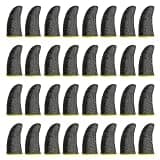 Beavorty 100pairs Anti-Sweat Gaming Finger Sleeves for Mobile Controllers Breathable Carbon Fiber Thumb Covers with Enhanced Touch Sensitivity and Non-Slip Grip for Professional Gamers