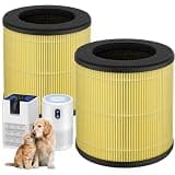 GoKBNY 2-Pack B-D02U/B-D02L/M05 Replacement Filter Compatible with MOO-KA B-D02L/M05, VEWIOR B-D02U, KOIOS B-D02L and Tailulu D10 Air Purifiers