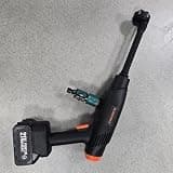 Blissthrill Handheld Battery Operated Washer, 1100 PSI Lightweight Mini Washer for Car, Home, Patio, Driveway and Garden Cleaning (Pro Orange)