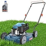 SENIX 20" Gas Lawn Mower, 144 cc Gas Powered Lawnmower, 4-Cycle Engine Walk-Behind Push Lawn Mowers, 3 Cutting Height, Lightweight,for Garden Yard