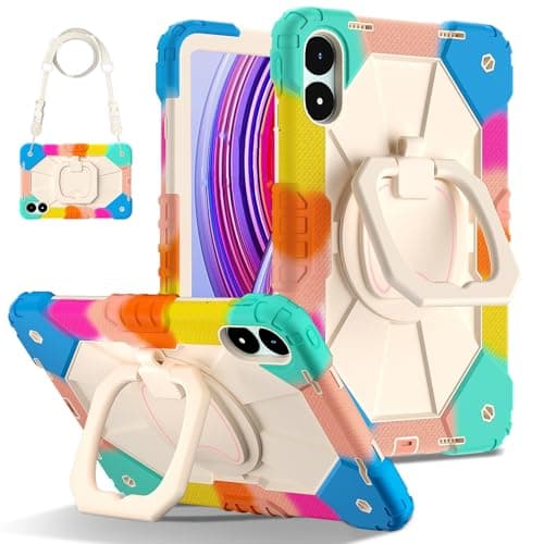 Travel with Tablet Case Compatible with Xiaomi Redmi Pad Pro 12.1 Inch 2024, Durable Shockproof Rugged Protective Case 12.1 Inches Suitable for Children with Kicktand for Xiaomi Redmi Pad Pro W Tr