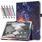 elitegadget Case for onn 11" Core Tablet (2026 Model) - Slim Lightweight Folio PU Leather Folding Stand Cover Case and 1 Random Color Stylus (Galaxy)