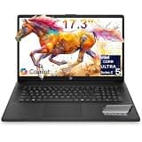 HP Pavilion 17.3" Laptop for Home and Business, 2026 Copliot AI, Intel Ultra 5, 16GB DDR5 RAM, 256GB PCIE SSD, Wi-Fi 6, Long Battery, Fast Charging, Windows 11, with 8 in 1 hub