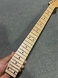 Replace Gloss Maple 24 fret 25.5" Maple Fretboard Electric Guitar Neck parts