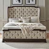 Liberty Furniture Providence Park King Shelter Bed Frame - Brown Hickory Wood
