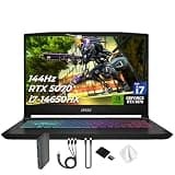 msi Katana 15.6" 165Hz QHD Gaming Laptop, NVIDIA GeForce RTX 5070 8GB, 32GB DDR5 RAM, 2TB Storage(1TB SSD & 1TB Docking Station), Intel i7-14650HX, 4 Zone RGB Backlit Keyboard, Win 11 Pro, Black