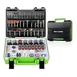 PHALANX Rotary Tool Accessory Kit, 420 Pcs Accessories Kit, 1/8"(3.2mm) Diameter Shanks, Universal Fitment All Rotary Tool for Easy Cutting, Sanding, Grinding, Sharpening, Engraving, Carving- PRA420…