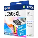 Cito4inkt LC506XL Ink Cartridges Compatible for Brother LC506 LC506XL Ink Compatible for Brother MFC-J4355DW MFC-J4555DW MFC-J4557DW Series Printer (4 Pack,with Chip)