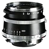 Voigtlander Ultron Vintage 28mm f/2.0 Aspherical Type I VM Lens, Black/Chrome