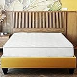 Premium 9" Medium Pocket Spring Mattress – Full Size, White, Supportive Coils, CertiPUR-US Foam, Easy Setup