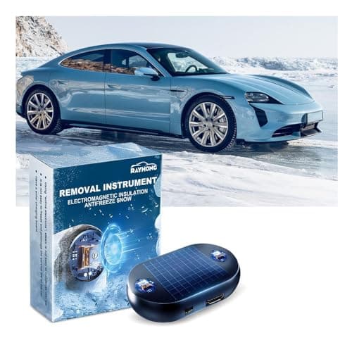 NKCKCX Electromagnetic Snow Removal for Chirey Tiggo 8 Pro Max 2025, Car Freeze Protection Snow Removal Device, Potable Solar Freeze Remover Defroster for Car Windshield