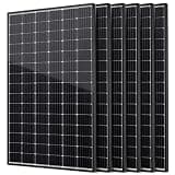 wnzoyon N-Type 18BB 1200W Solar Panel, 6Pcs 200 Watt Solar Panel 12V/24V,25.4% Efficient Monocrystalline PV Module for Batteries, Off-Grid Charger for RV, Marine, Farm, Trailer, Cabin, Home.