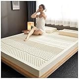 Rollable Floor Mattress Frame Bedding Sleeping Pad Base Breathable Bed Plate for Bedroom Folding,100% Natural Latex Mattress - 3in Thick, 180x220cm (71x87in) - Cool, Supportive & Durable Cus