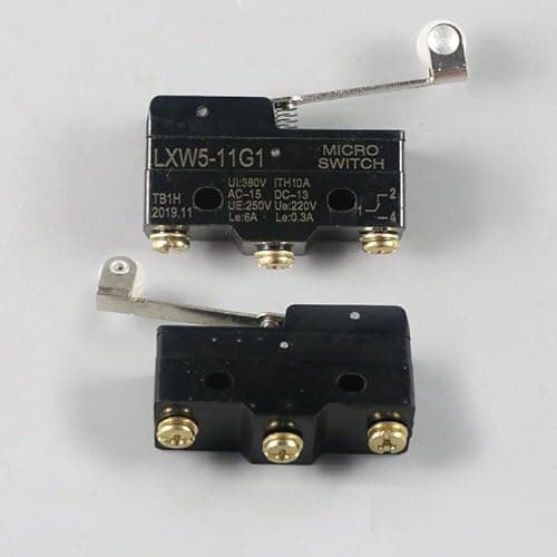 Limit Switch LXW5-11G1 - a Lever-Type Quick-Connect microswitch for Industrial Control Using Hinge Rollers AC250V/DC220V 10A Suitable for Industrial Automation Equipment