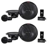 Alpine R-S65C.2 300W 6.5-inch Car Audio Component Speakers with Tweeter (2 Pairs)