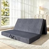 Opoiar 6 Inch Tri-fold Mattress Full 6" Thick Cooling Gel Memory Foam Folding Mattress Easy Fold & Carry with Storage Bag Portable Floor Bed for Pet/Guest Bed/Camping/Travel/RV/Murphy Bed