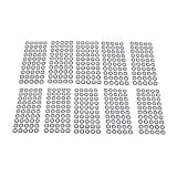10 Sheets 3D Scanning Marker 6mm 10mm OD Reference Point Diffuse Reflection Markers 3D Scan Tracking Dots for Complex Details