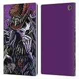 Head Case Designs Officially Licensed David Lozeau Voodoo Priest Colourful Grunge Leather Wallet Case Compatible with Amazon Fire Max 11 2023