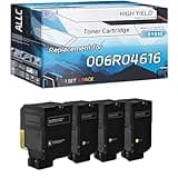 ALLC Compatible for Xerox 006R04616 Toner Cartridge Work for Xerox VersaLInk C620 C625 Printers, with Chip, High Yield 8000 Pages, Clear Printing (4-Pack BK/C/M/Y)