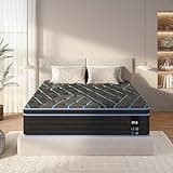 King Size Mattress,14 Inch Hybrid Mattress, Individually Pocketed Innerspring, Medium Firm
