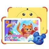 KODAK 10.1 Inch Android 15 Kids Tablet, 12GB RAM+64GB ROM(1TB Expand) Tablet for Kids, 6000mAh Battery, Parental Control, Blue Light Eye Protection, Shockproof Case for Learning