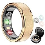 COLMI R10 Smart Ring, Smart Health Ring for Women, Features Heart Rate, Blood Oxygen, Sleep Monitoring, Pedometer, and Fitness Tracker, No Subscription Fee. (Rose Gold, 10#)