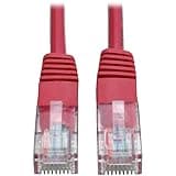 Eaton Tripp Lite N002-007-RD Cat5e Ethernet Patch Cable, 7 ft Red, 1 Gbps 350MHz UTP, Snagless Molded RJ45 M/M, PoE LAN Cord, Cloud Care Pre-Configured Bundle Eligible (1 Pack)