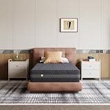 QMDJECKERO 2 8 Inch Twin Size Mattress, Mattress Twin Gel Memory Foam for Airflow Boost & Ergonomic Support with Breathable Side Panel & Green Tea-Infused Foam, Mattresses in a Box, Medium Firm